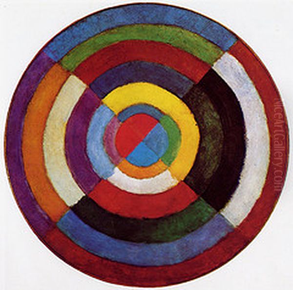Disque simultane Oil Painting by Robert Delaunay