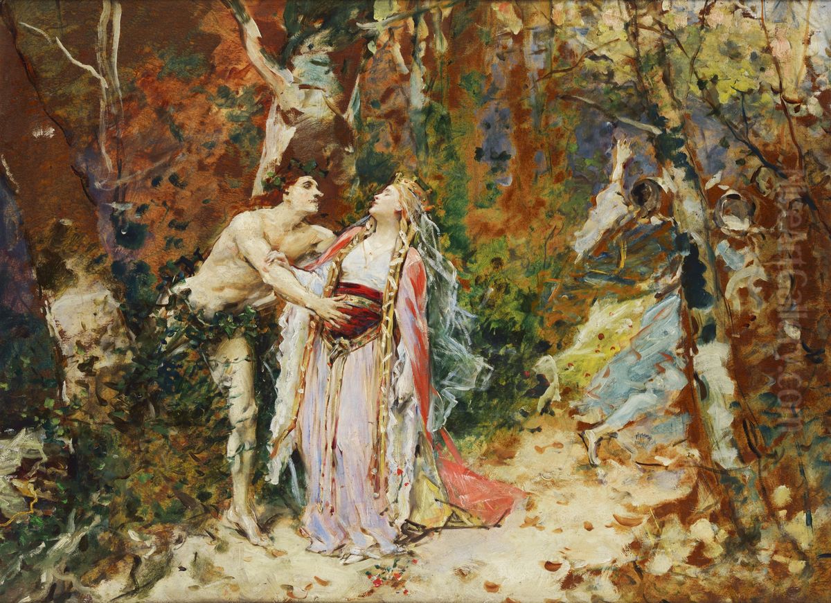 Prekvapeni Oil Painting by Ludek Marold