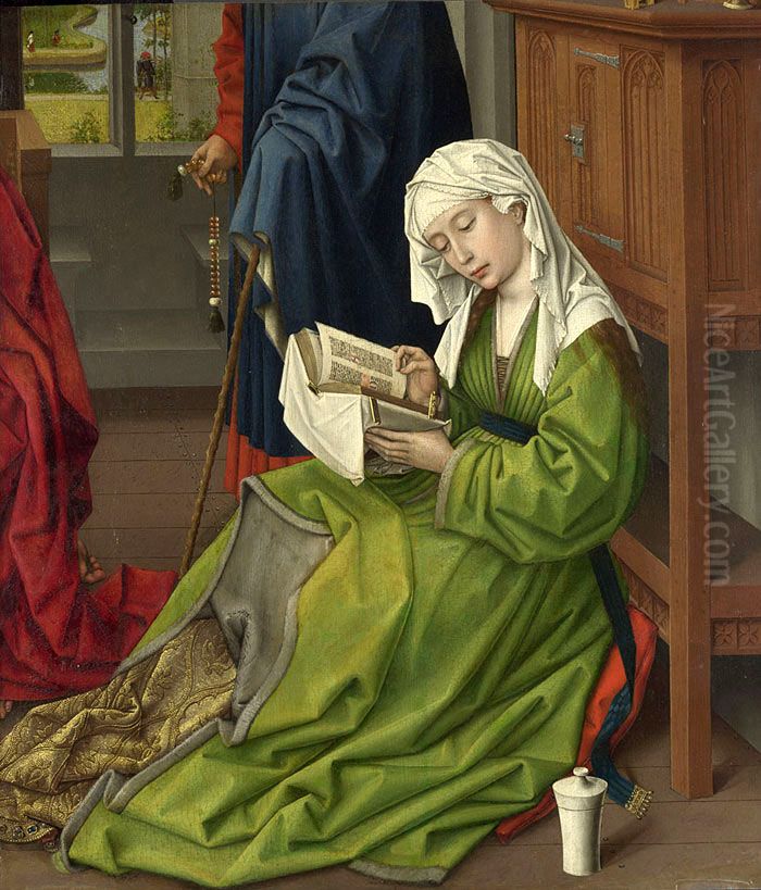 The Magdalen Reading Oil Painting by Rogier van der Weyden