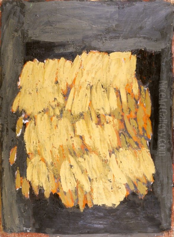 Rustico e granoturco Oil Painting by Piero Giunni