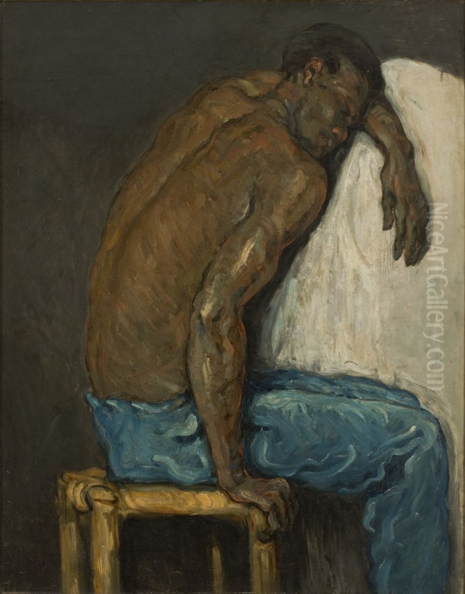 Le Noir Scipion Oil Painting by Paul Cezanne