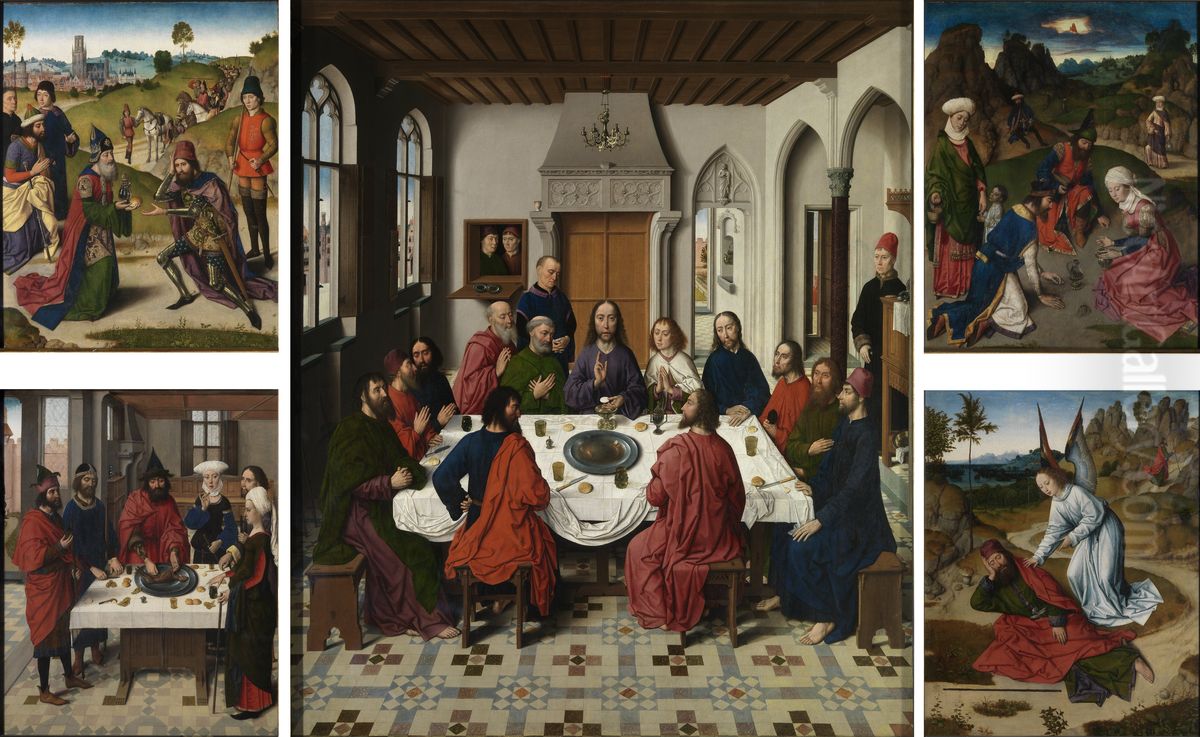 5-6) (recto right) Oil Painting by unknown