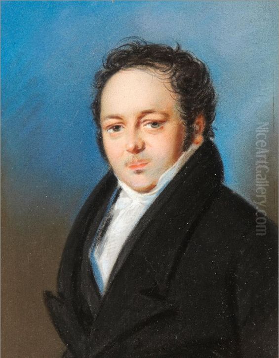 Anonym, Emanuel Salomon Friedrich von Wattenwyl (1785-1807), Hauptmann in englischen Diensten. Oil Painting by unknown