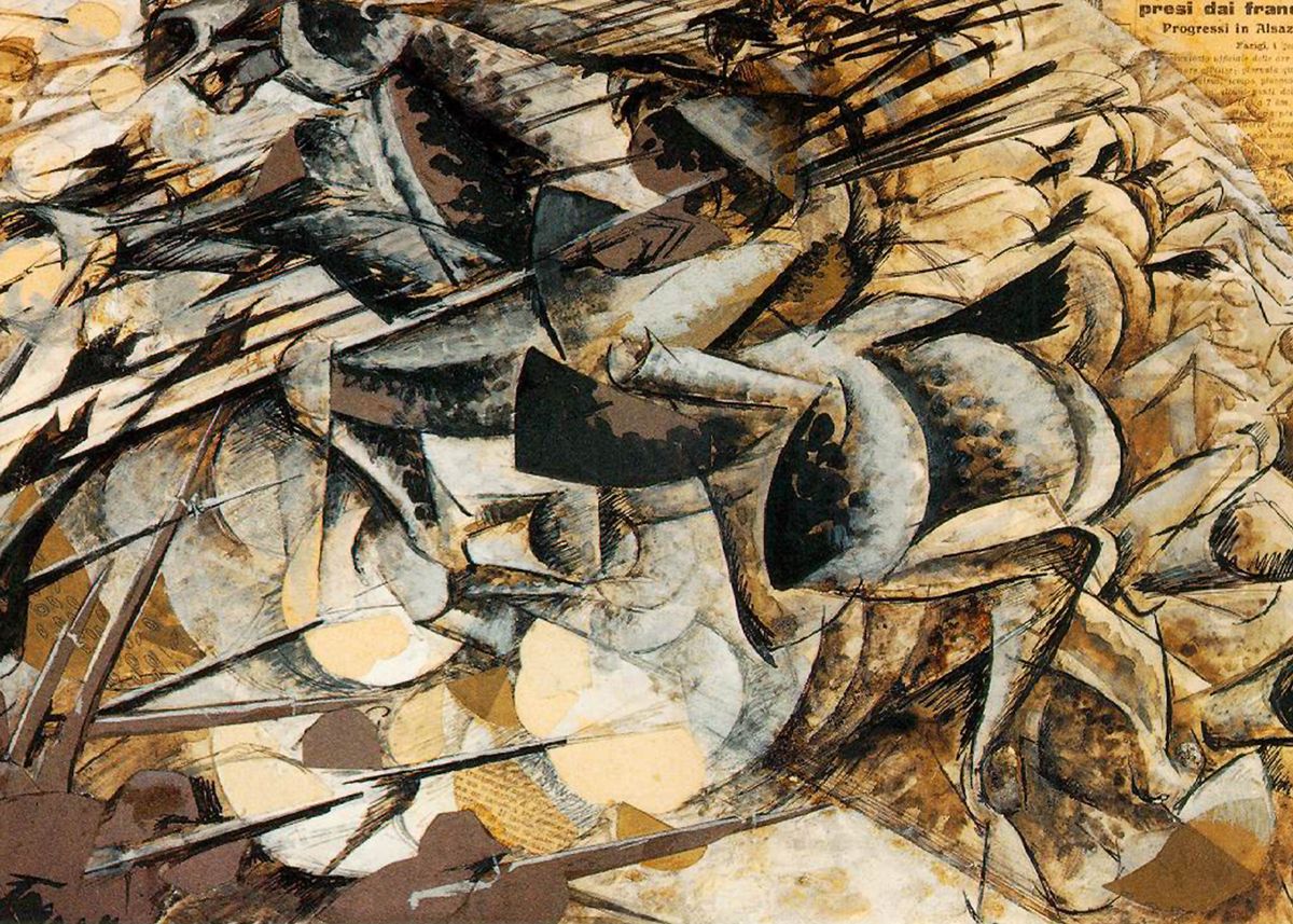 Charge of the Lancers Oil Painting by Umberto Boccioni