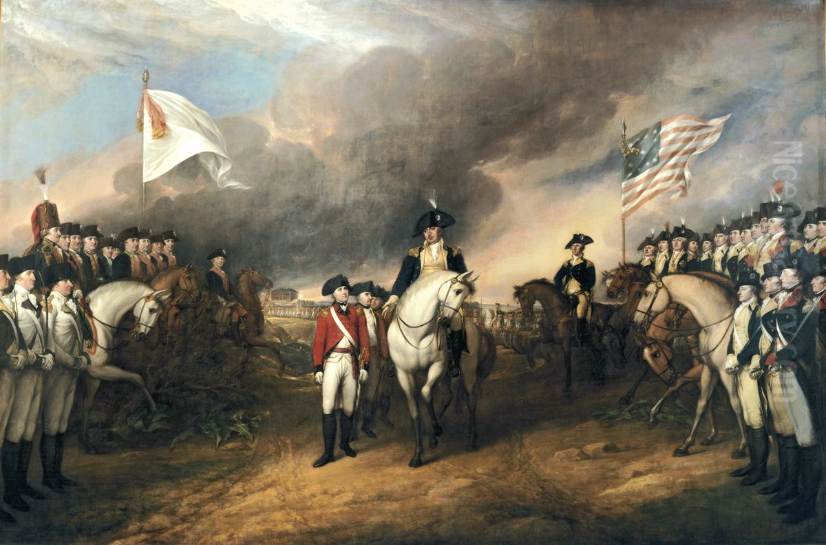 Surrender of Lord Cornwallis Oil Painting by John Trumbull
