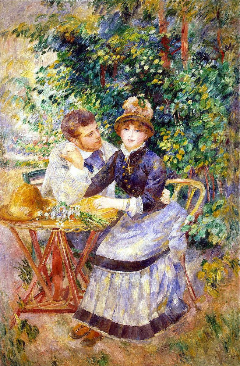 Dans le jardin Oil Painting by Pierre Auguste Renoir