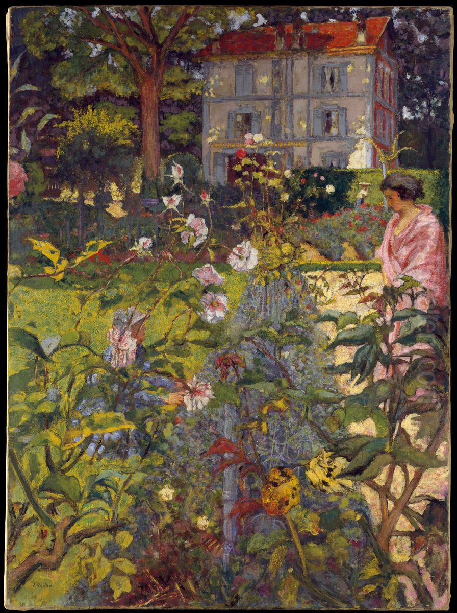 Garden at Vaucresson Oil Painting by Jean-Edouard Vuillard