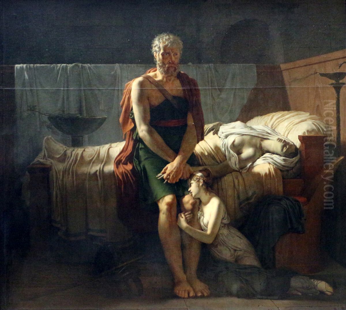 Le Retour de Marcus Sextus Oil Painting by Pierre-Narcisse Guerin