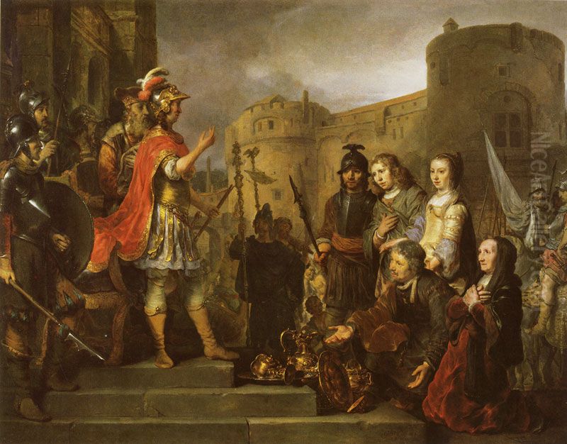 The Magnanimity of Scipio Oil Painting by Gerbrand Van Den Eeckhout