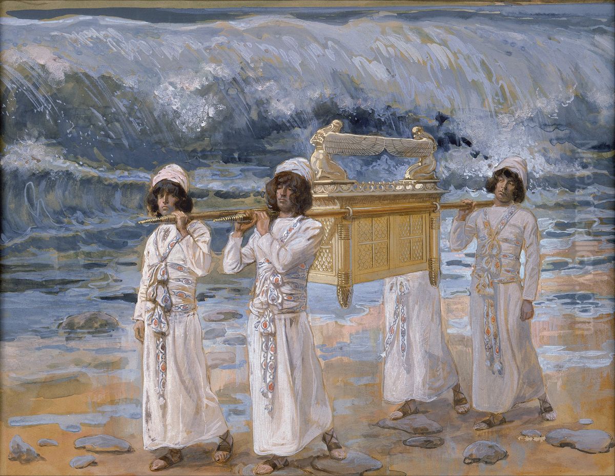 The Ark Passes Over the Jordan Oil Painting by James Jacques Joseph Tissot