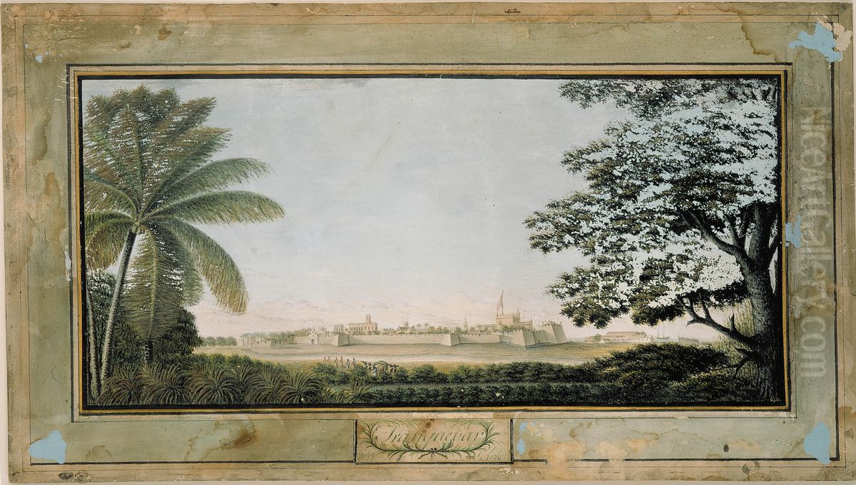 Trankebar Oil Painting by Peter Anker