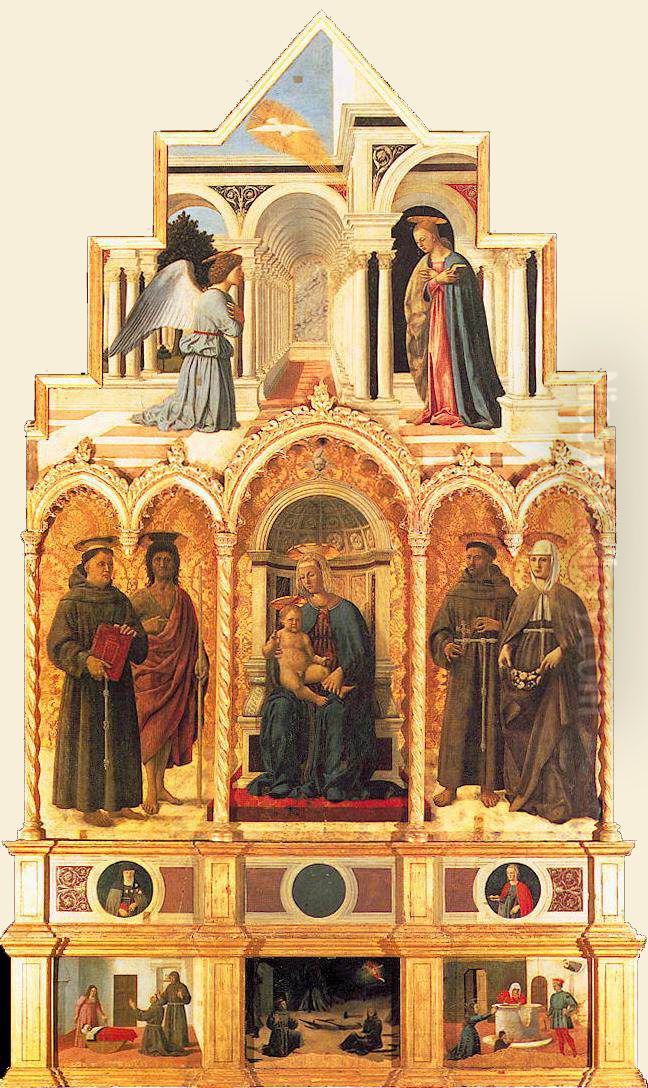 Poliptic de sant Antoni Oil Painting by Piero della Francesca
