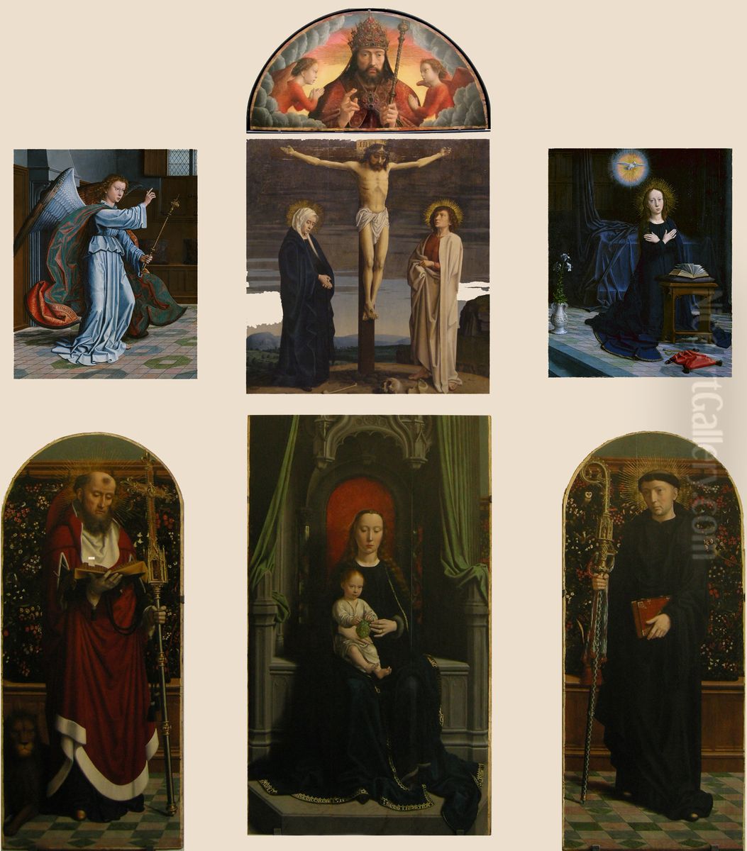 Cervara triptych Oil Painting by Gerard David
