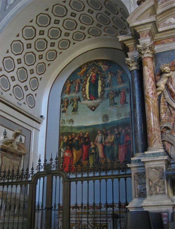 Assumption of the Virgin Oil Painting by Pietro Vannucci Perugino