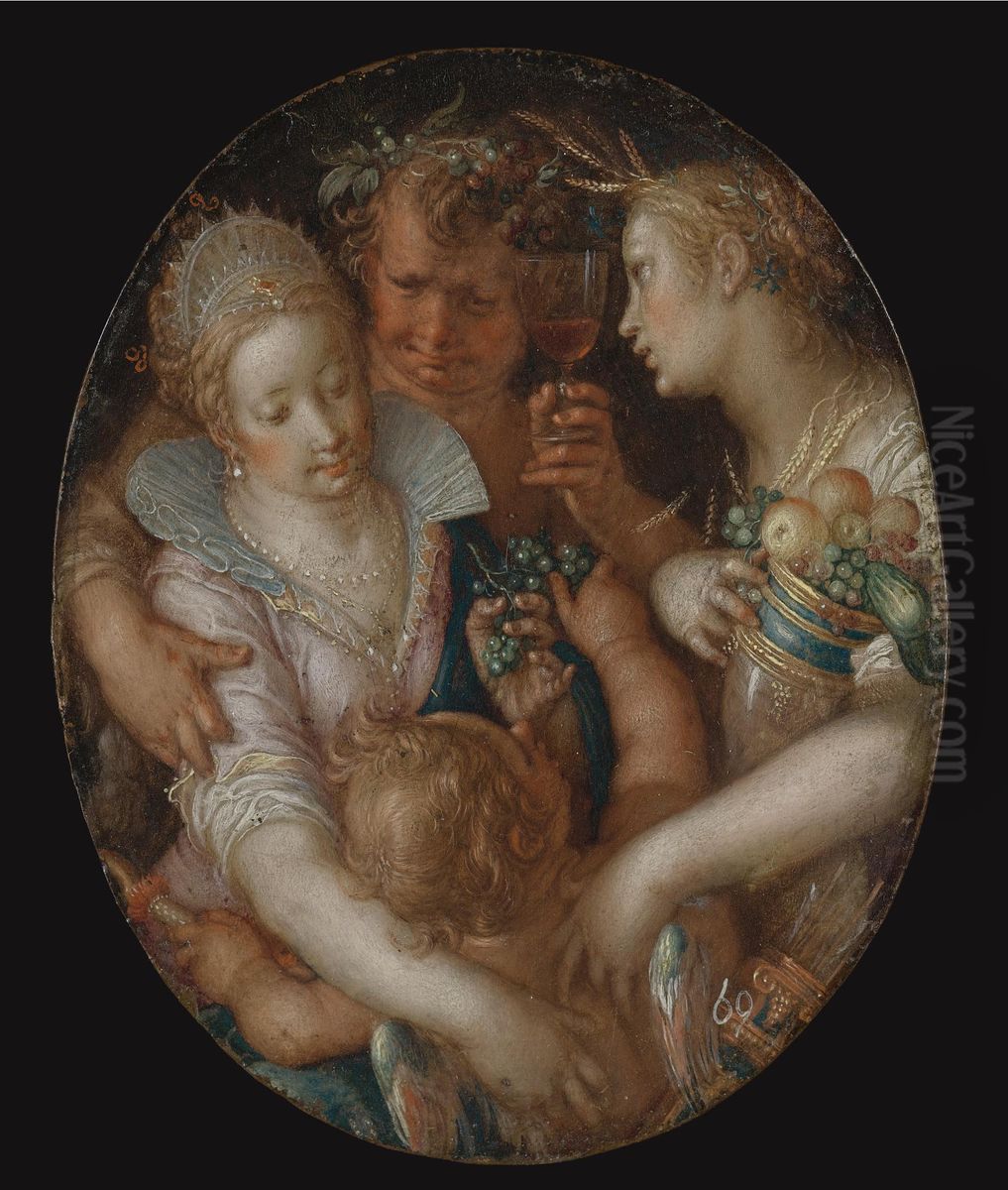 ' Oil Painting by Joachim Wtewael (Uytewael)