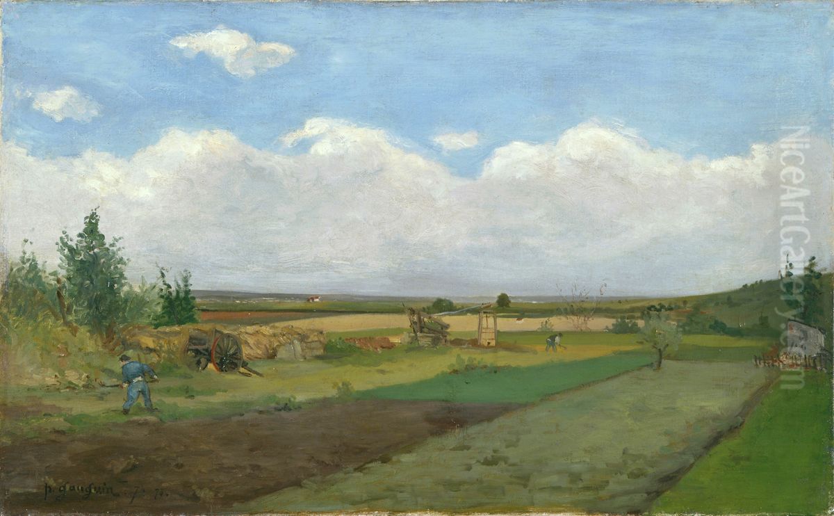 Landscape Oil Painting by Paul Gauguin