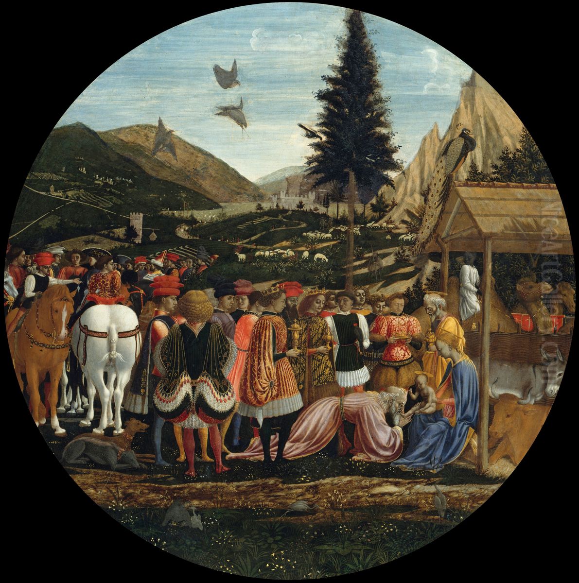Die Anbetung der Konige Oil Painting by Domenico Veneziano