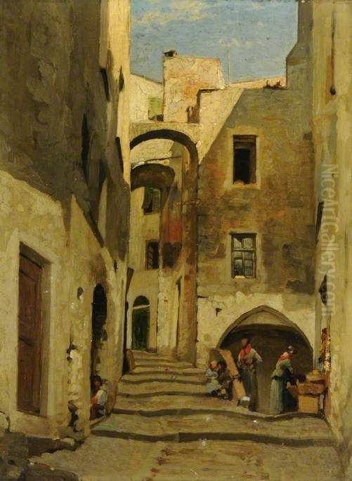 Eastern Scene Oil Painting by Wilhelm von Gegerfelt