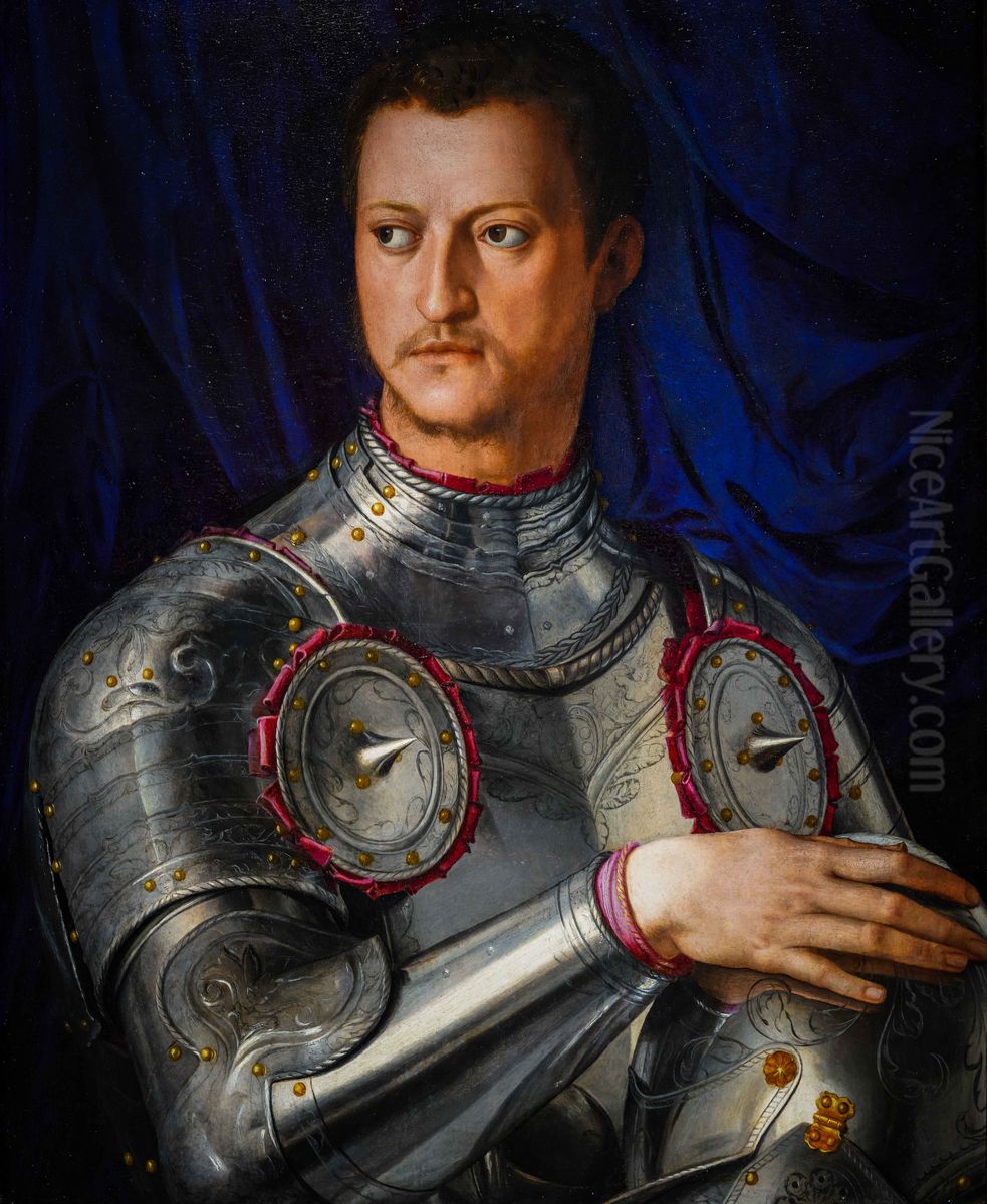 Portrait of Cosimo I de' Medici Oil Painting by Bronzino