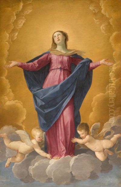 Assumption of the Virgin Oil Painting by Guido Reni