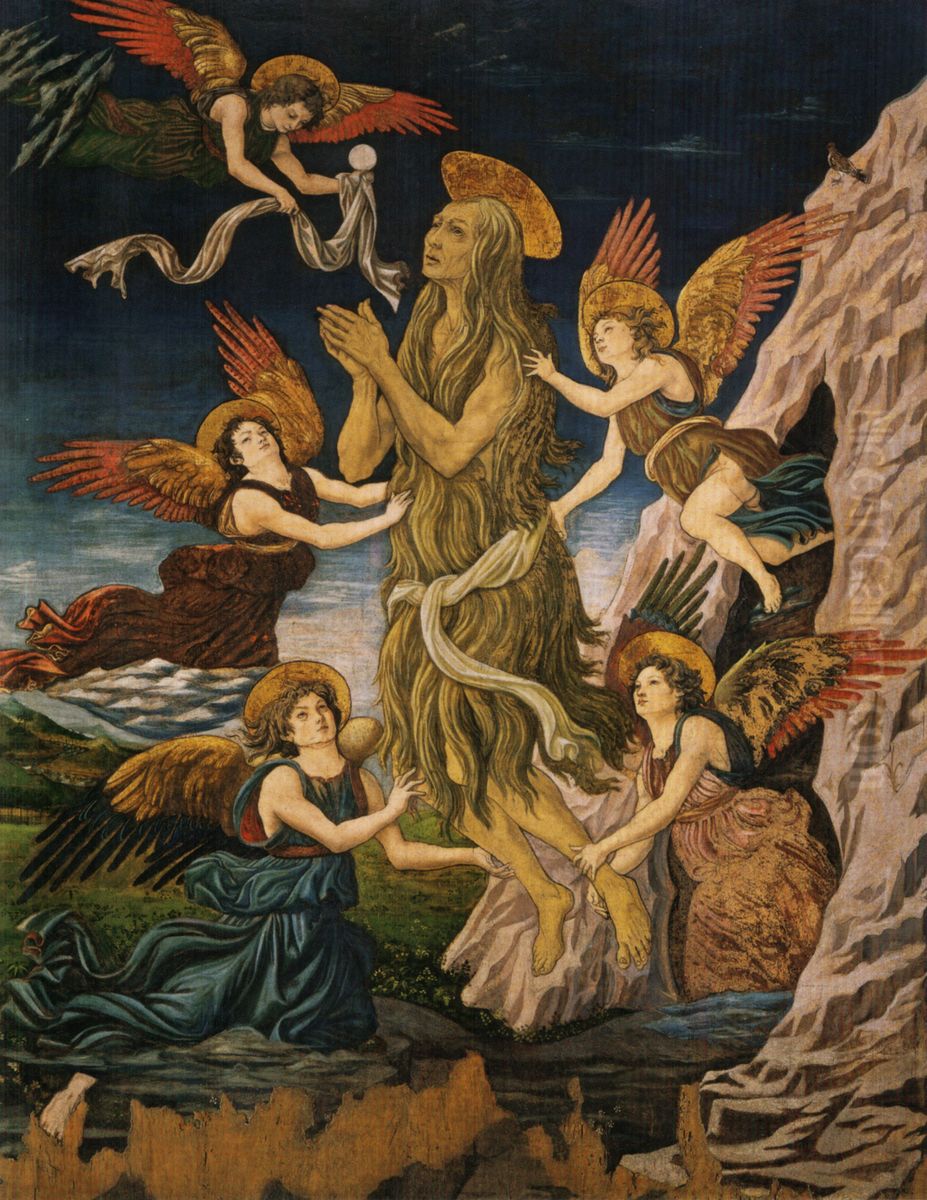 Elevation of the Magdalen Oil Painting by Antonio Del Pollaiuolo