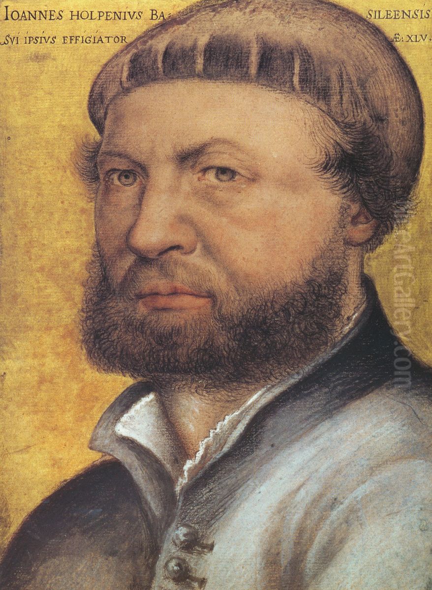 Autoritratto Oil Painting by Hans Holbein the Younger