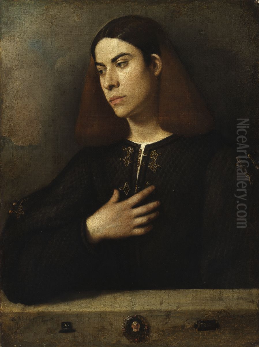 Man's portrait Oil Painting by Giorgione