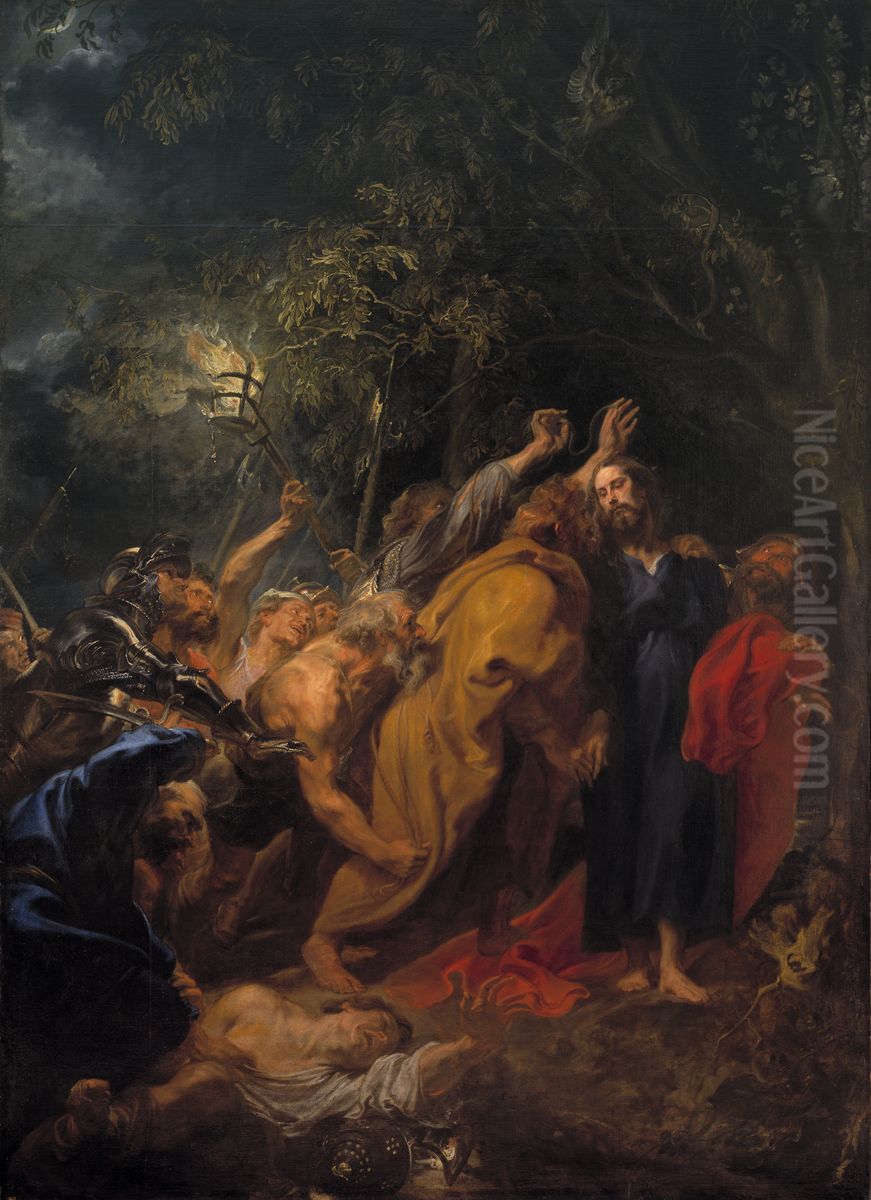 The Taking of Christ Oil Painting by Sir Anthony Van Dyck
