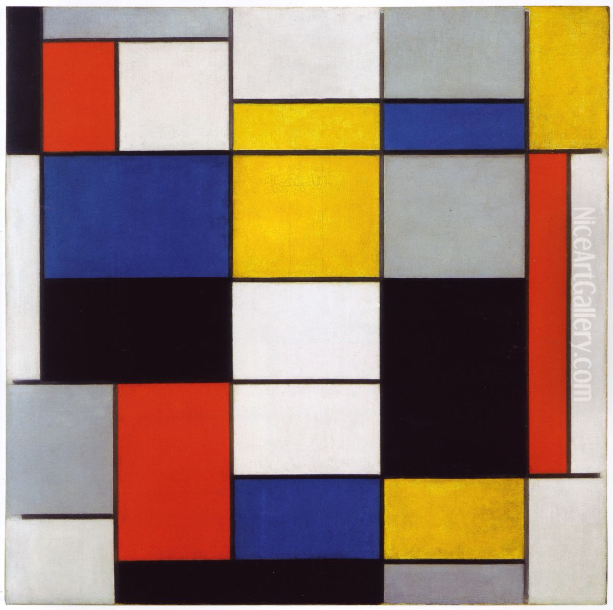 Composition A Oil Painting by Piet Mondrian