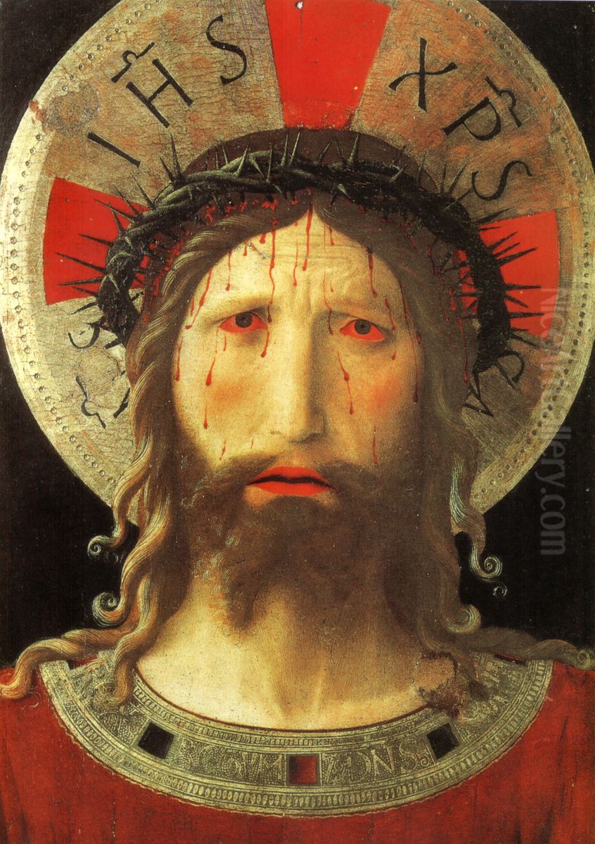 Christ crowned with thorns Oil Painting by Fra Angelico