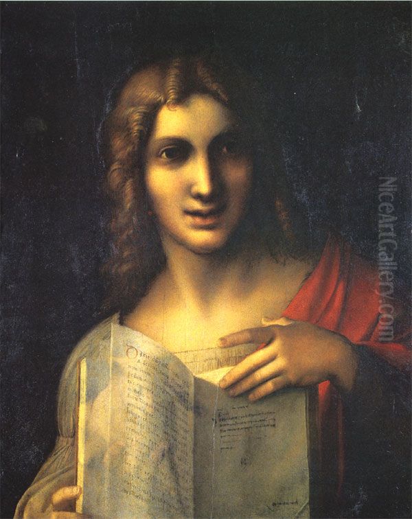 Young Christ Oil Painting by Antonio da Correggio