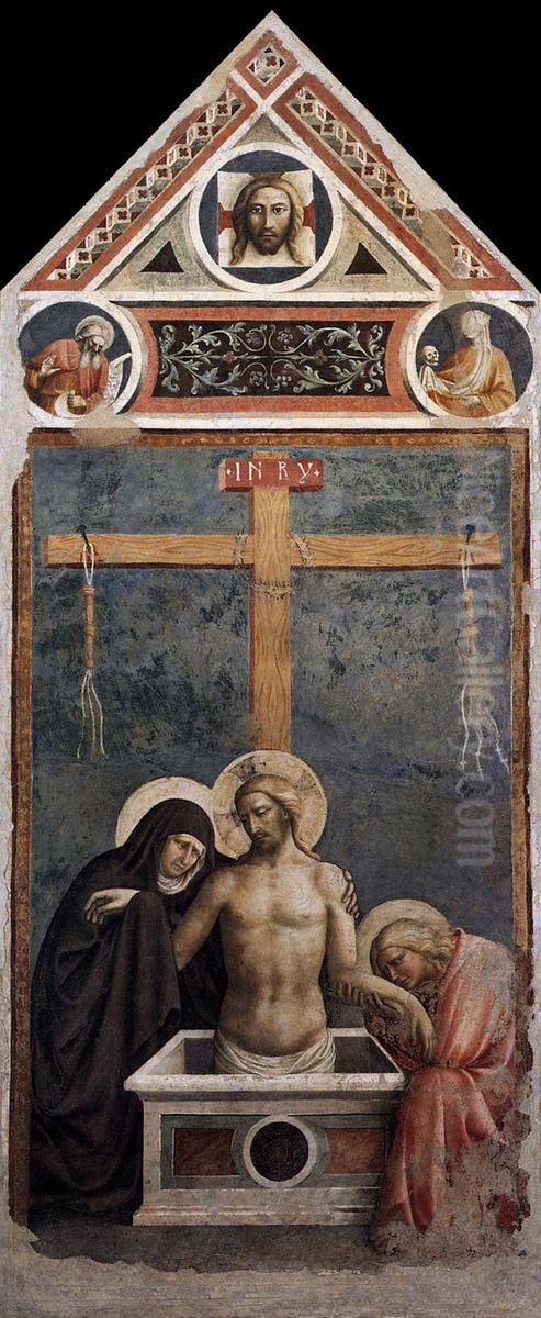 Pieta Oil Painting by Masolino da Panicale