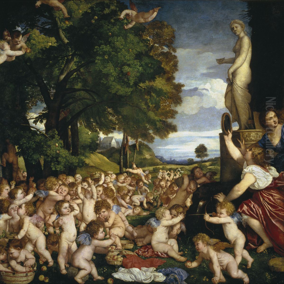 The Worship of Venus Oil Painting by Titian
