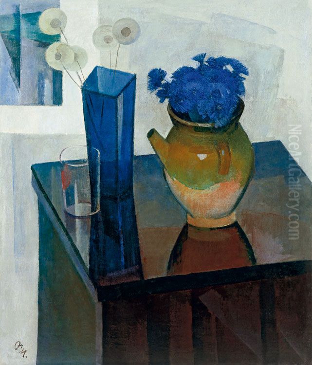 Cornflowers Oil Painting by Sergei Osipov