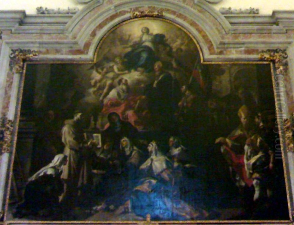 Assumption of the Virgin Oil Painting by Francesco Solimena
