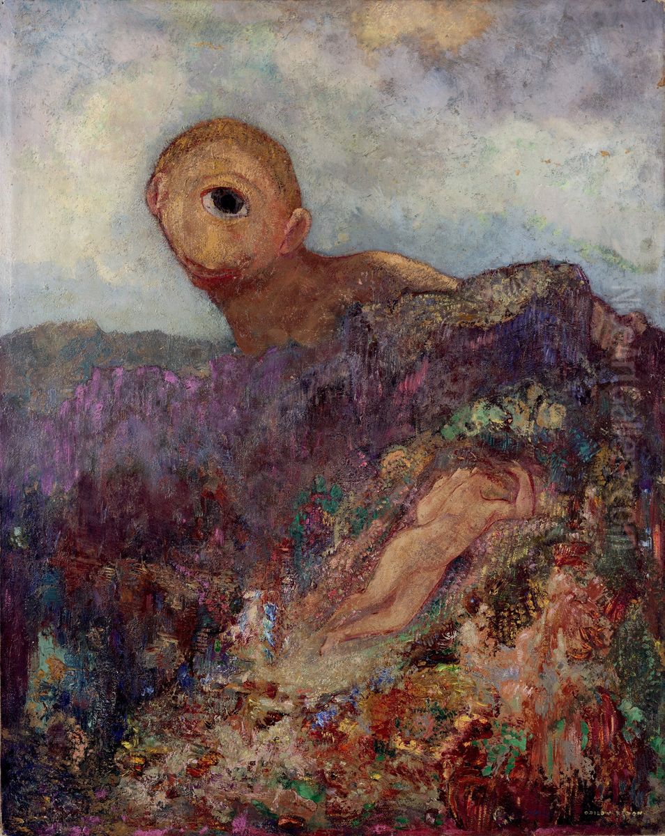 Le cyclope Oil Painting by Odilon Redon