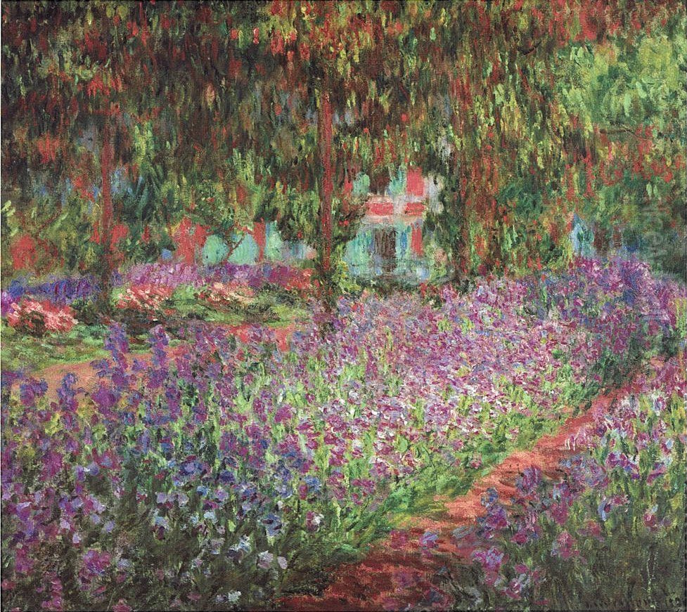Le jardin de l'artiste a Giverny Oil Painting by Claude Oscar Monet