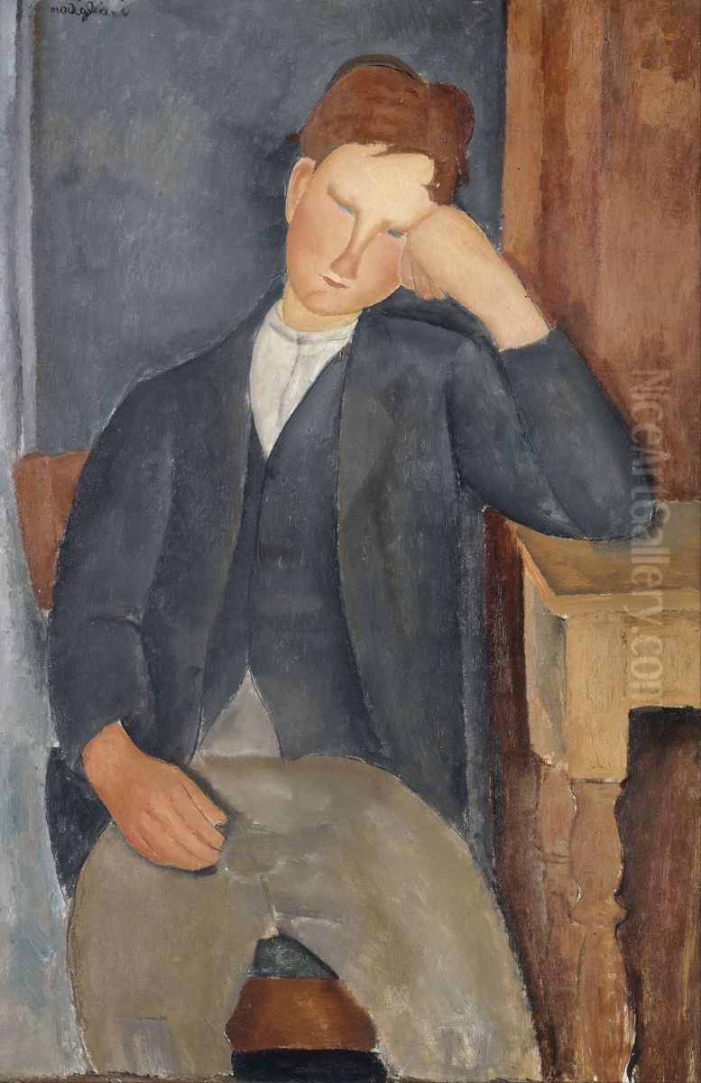 Le Jeune apprenti Oil Painting by Amedeo Modigliani
