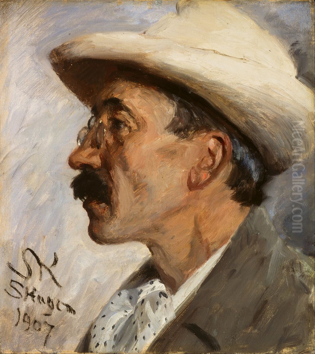 Julius Paulsen Oil Painting by Peder Severin Kroyer