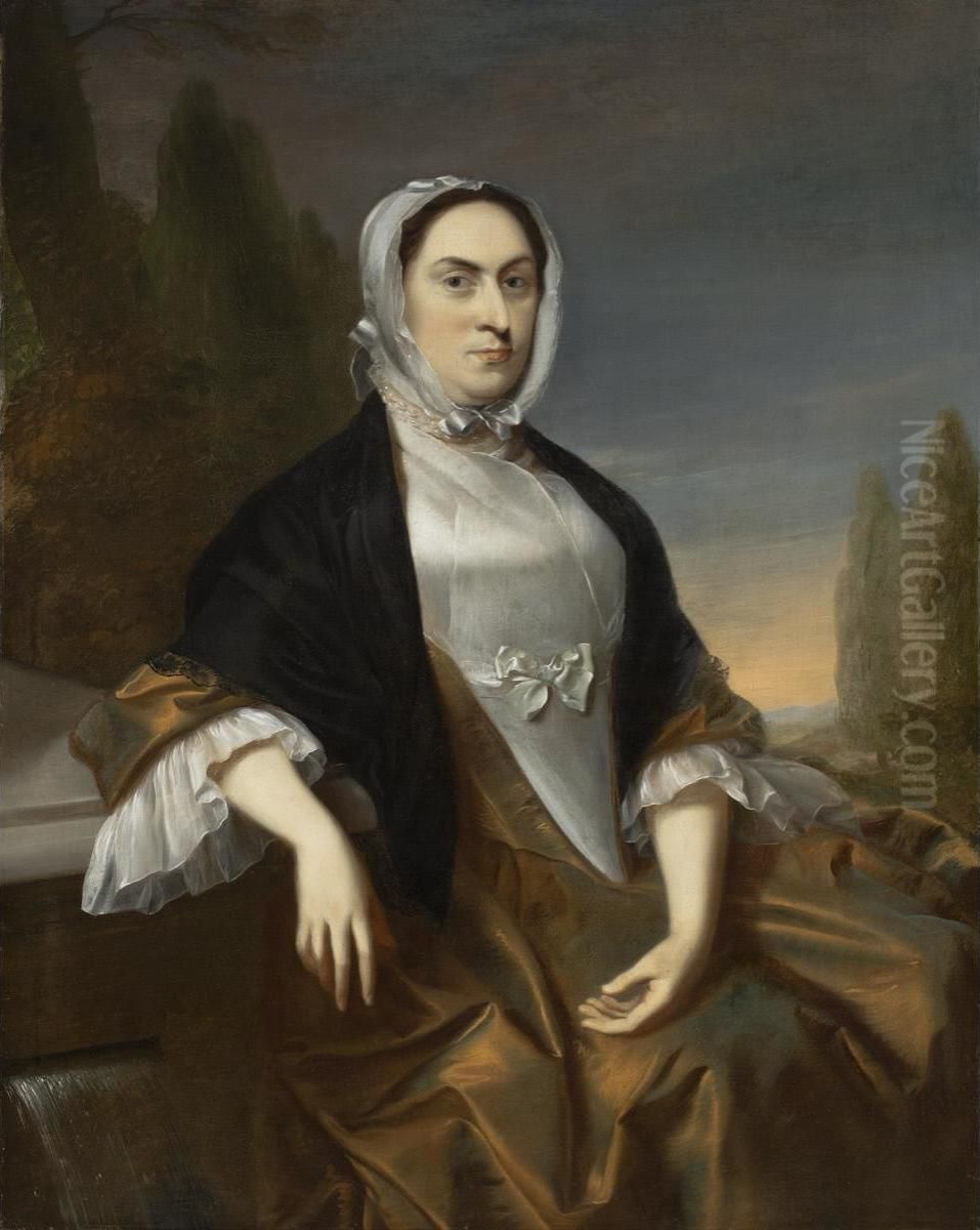 Sarah Tyler (Mrs. Samuel Phillips Savage) Oil Painting by John Singleton Copley
