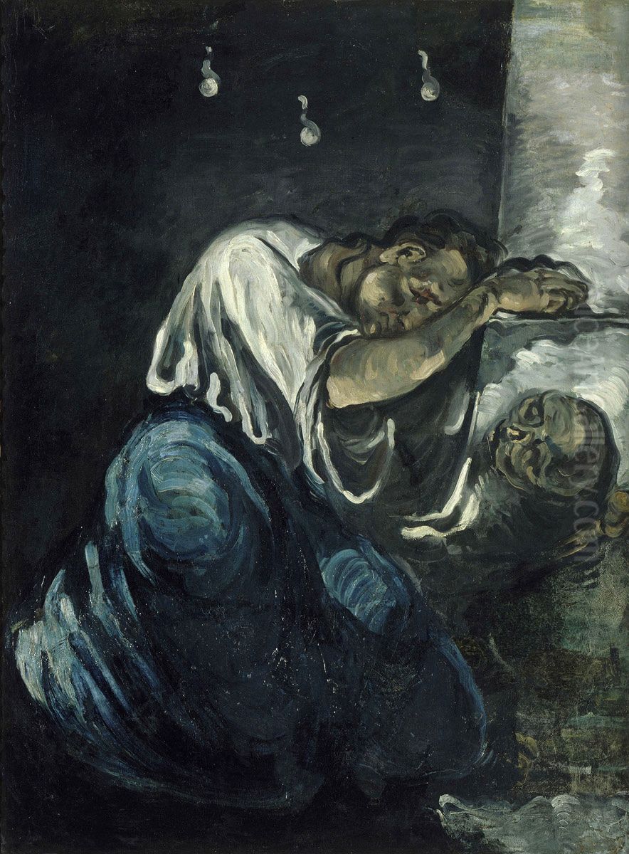 Sorrow Oil Painting by Paul Cezanne