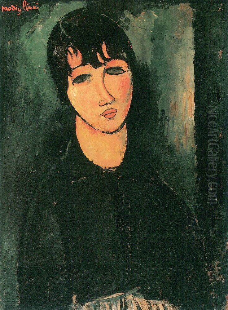 The Waitress Oil Painting by Amedeo Modigliani