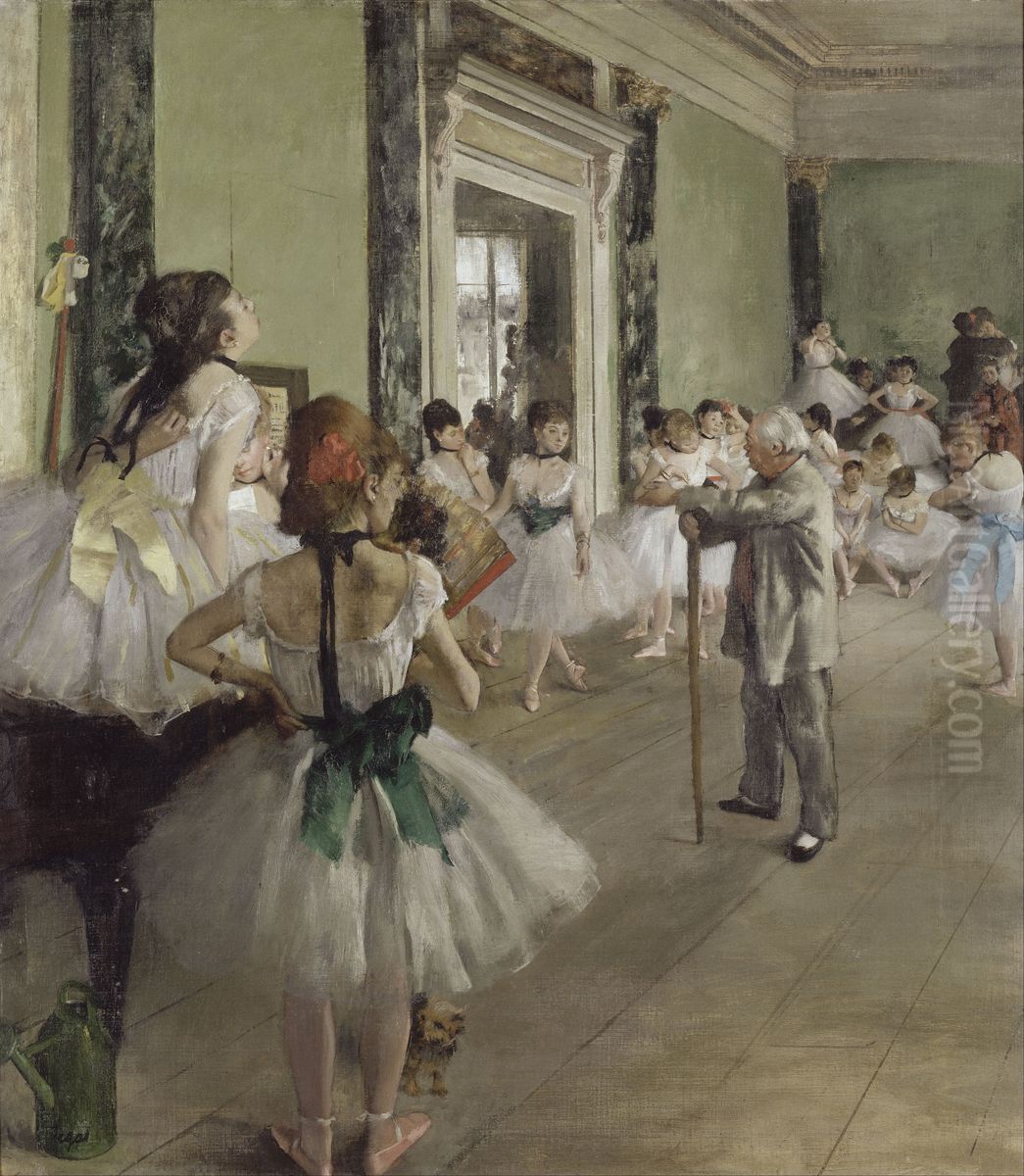The Ballet Class Oil Painting by Edgar Degas