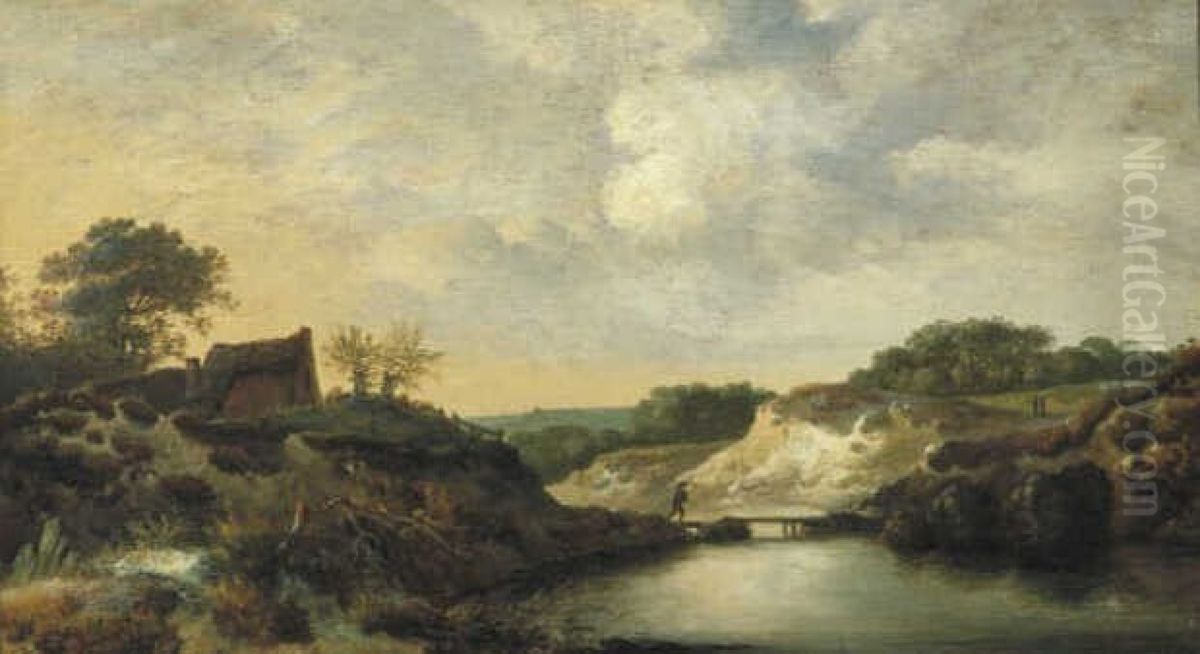 Landschap in de duinen Oil Painting by Jan Wouwerman
