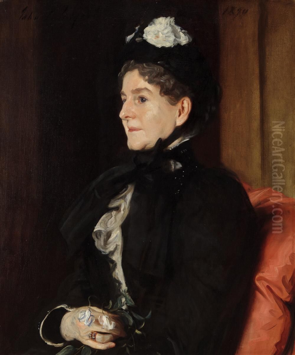 Portrait of Mrs. Alexander H. Bullock Oil Painting by John Singer Sargent