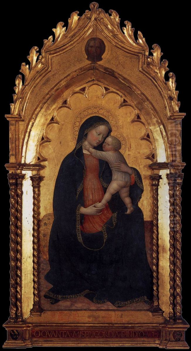 Madonna and Child Oil Painting by Masolino da Panicale