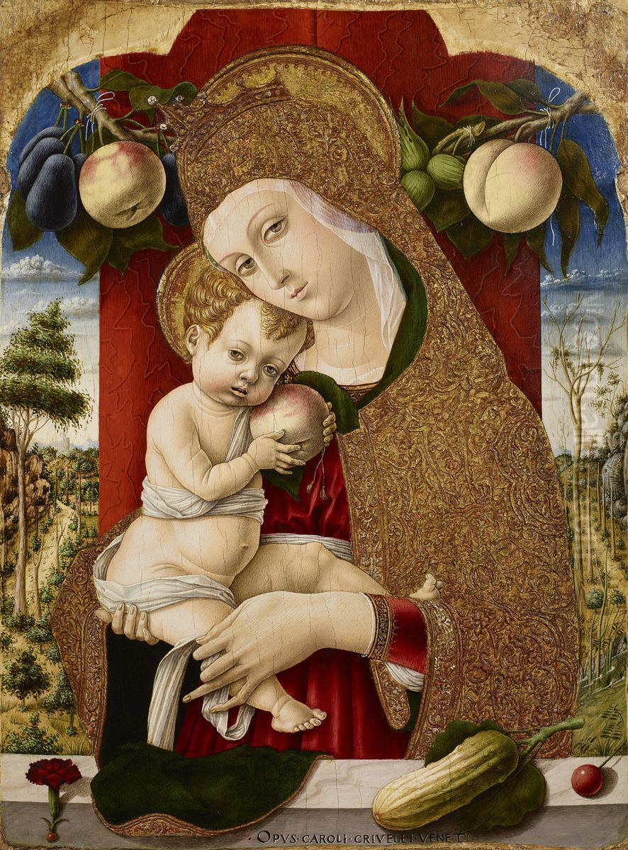 Lochis Madonna Oil Painting by Carlo Crivelli