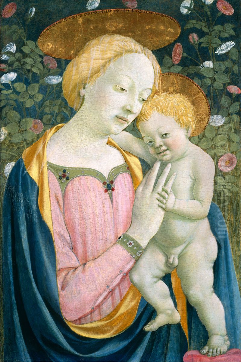 Madonna and Child Oil Painting by Domenico Veneziano