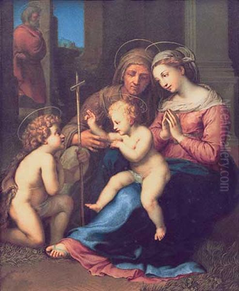 Madonna del Divino Amore Oil Painting by Raphael