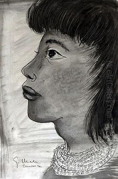 Figura Oil Painting by Gertrudis Chale